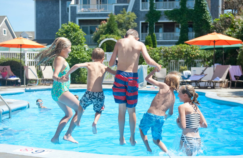 Outdoor pool at Winnetu Oceanside Resort.