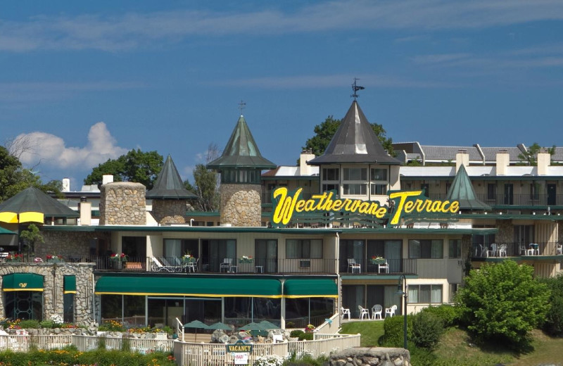 Exterior view of Weathervane Terrace Inn and Suites.