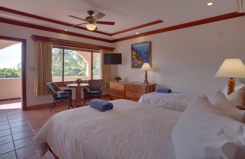 Guest room at SunBreeze Hotel.