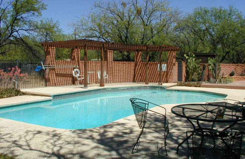 Outdoor pool at Desert Trails Bed & Breakfast.