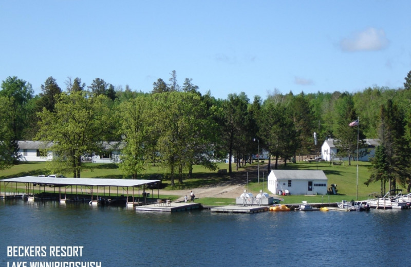 Exterior view of Becker's Resort & Campground.