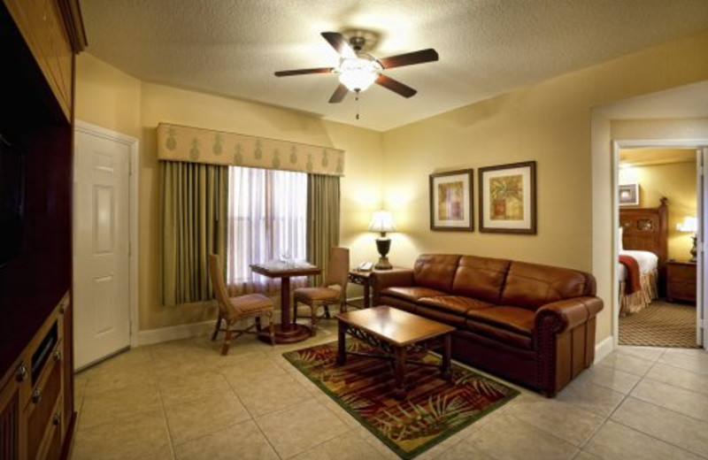 Guest living room at Westgate Town Center.