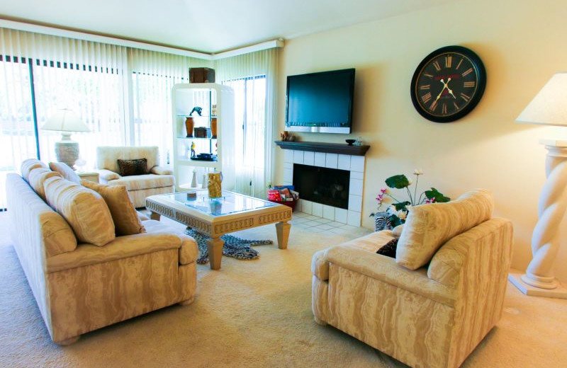 Rental living room at Country Club and Resort Rentals.