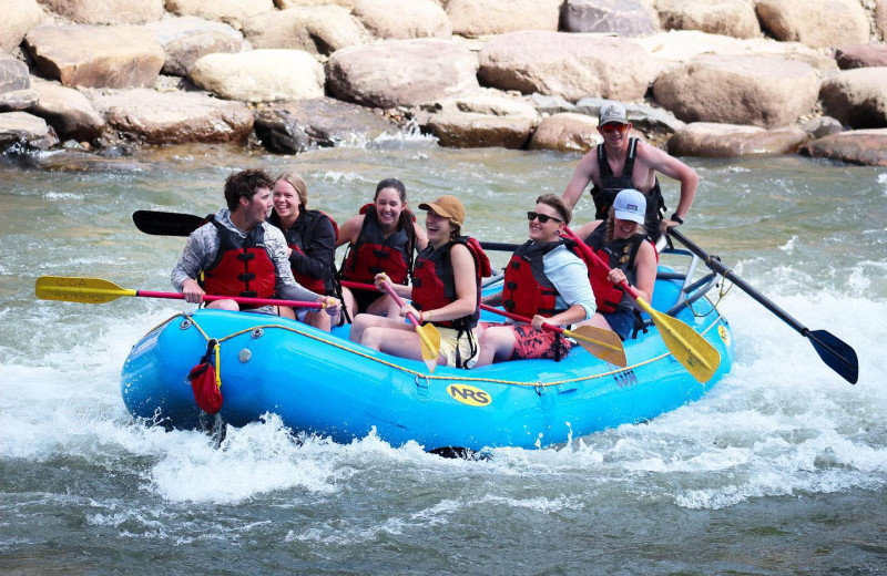 Rafting at Colorado Trails Ranch.