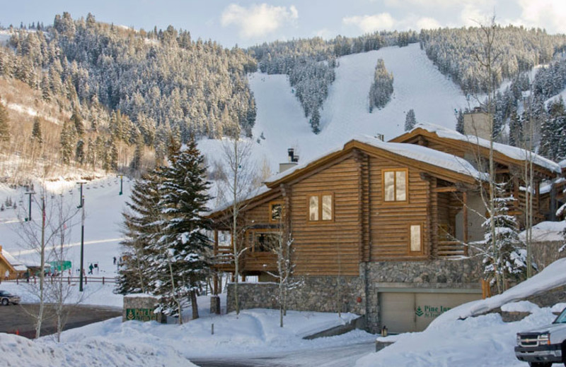 Exterior view of Trail's End Lodge.