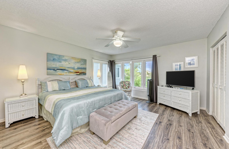 Rental bedroom at Anna Maria Island Beach Rentals, Inc.