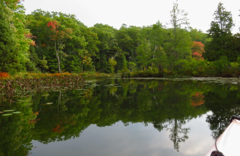 Kayaking at White Birch Village Resort.