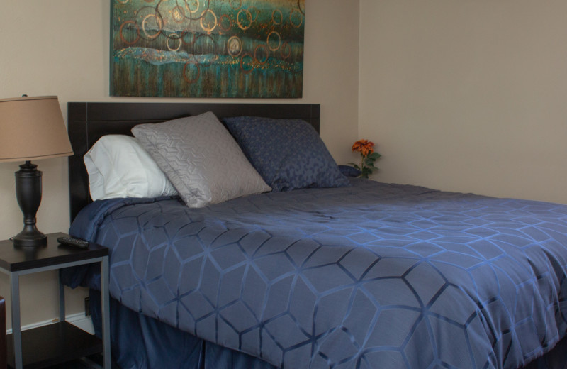 Guest room at Mark III Inn.
