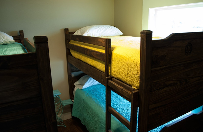 Cabin bunk beds at D'Arbonne Pointe.