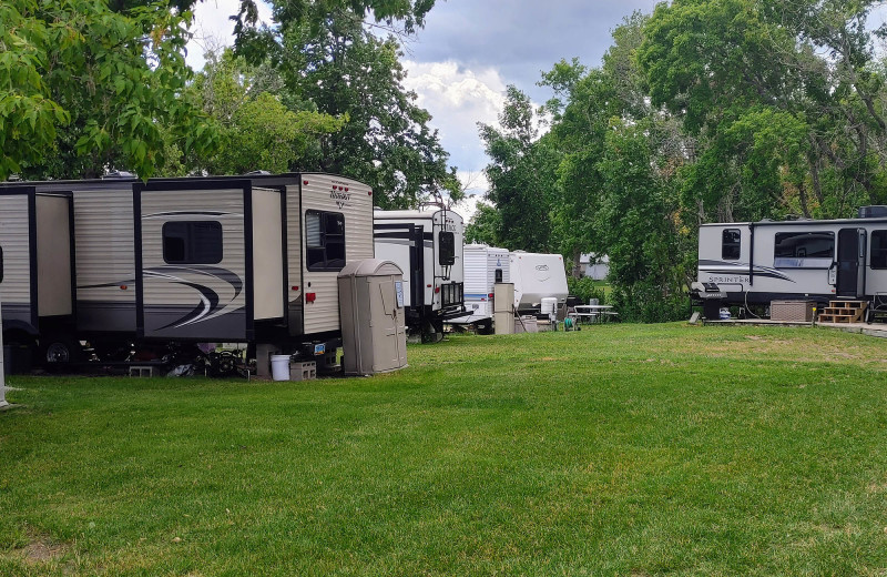 RV campground at Abbywood Resort.