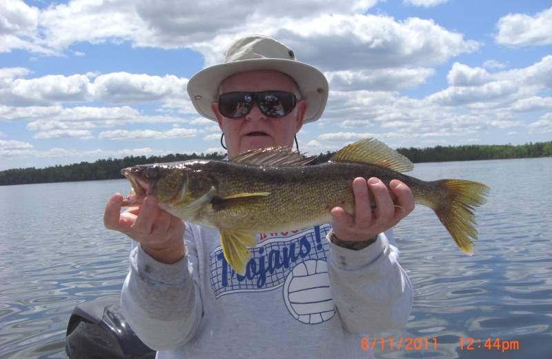 Fishing at Eagle Ridge Resort.