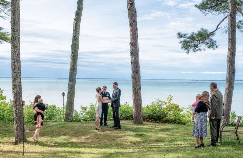 Wedding Rehearsal at Beaver Island Lodge