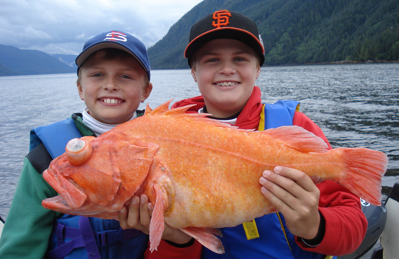 Fishing at Yes Bay Lodge.