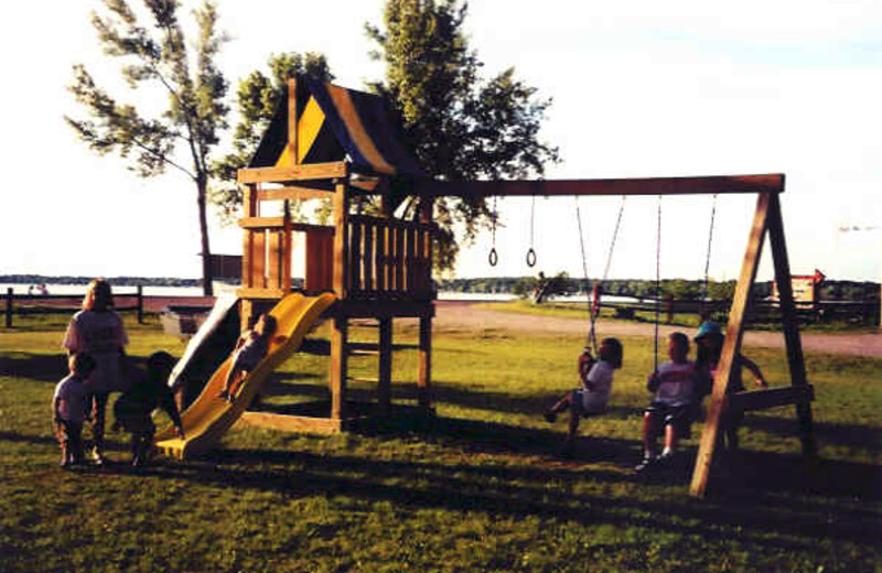 Children's playground at Battle View Resort.