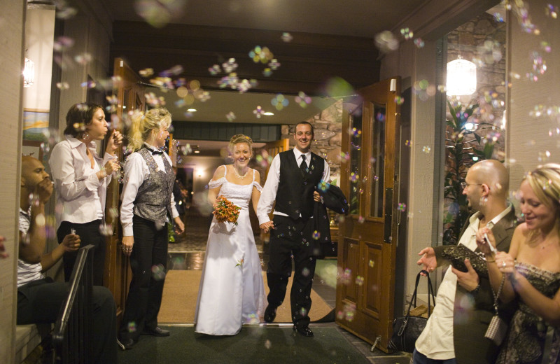 Weddings at Rumbling Bald Resort.