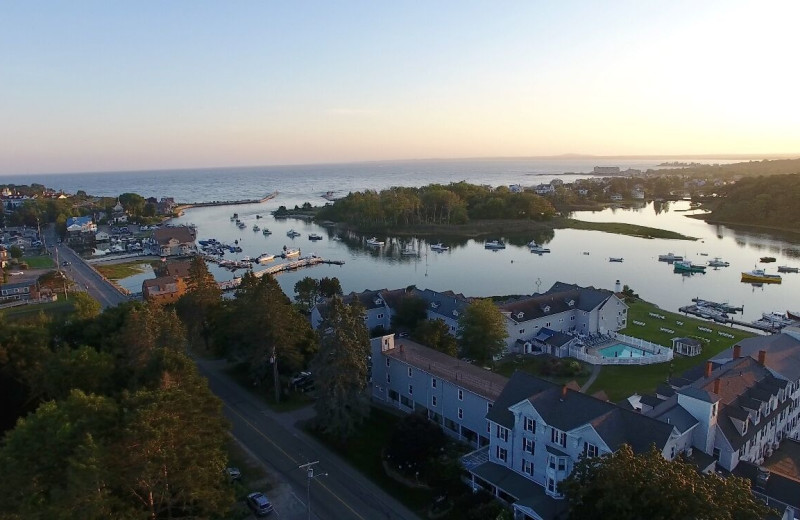 Aerial view of The Nonantum Resort.