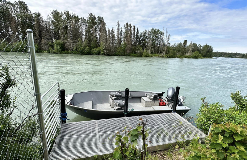 Dock at Jimmie Jack's Alaska Fishing Lodges.