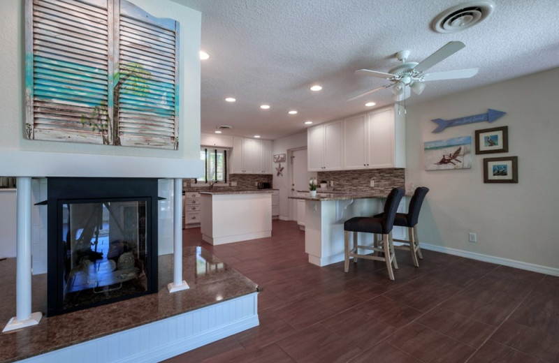 Rental kitchen at beachrentals.mobi. LLC.