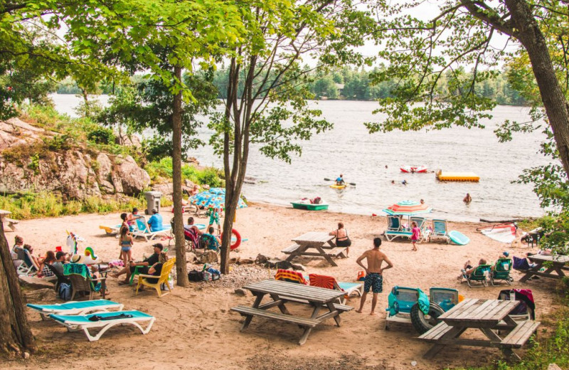 Beach at Great Blue Resorts- Lantern Bay Resort.