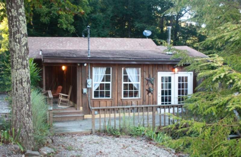 Cabin exterior at Cabins in Hocking.