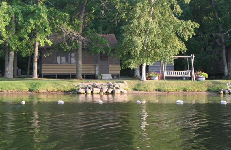 Cabin exterior at Samara Point Resort.