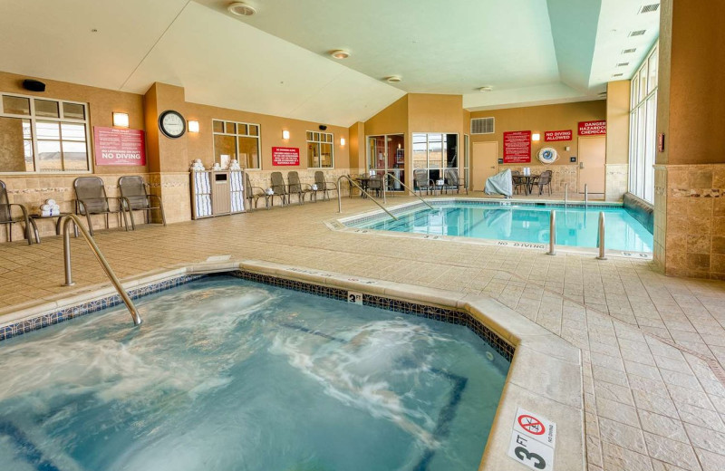 Indoor pool at Drury Inn 