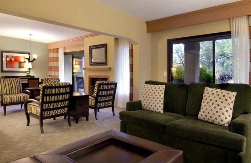 Specialty suite dining and living room at Hilton Tucson El Conquistador Golf & Tennis Resort