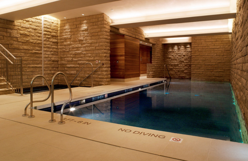 Indoor pool at Solaris Residences.