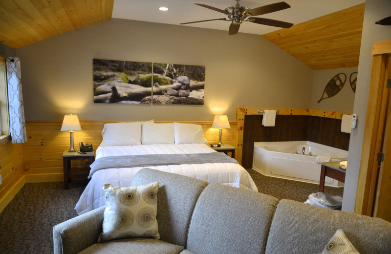 Guest room at The New England Inn & Lodge.