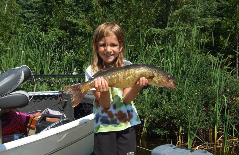 Fishing at Golden Eagle Lodge.