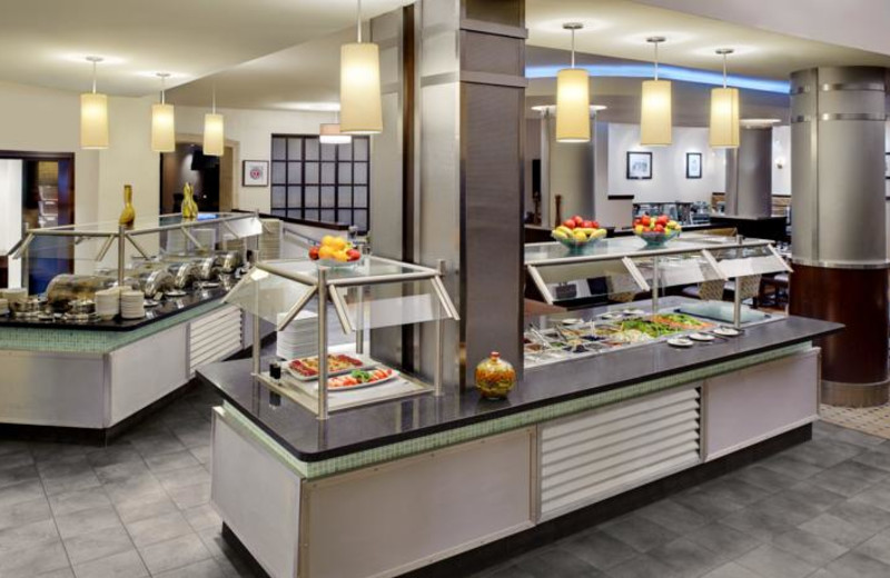 Dining at Sheraton Miami Airport Hotel.