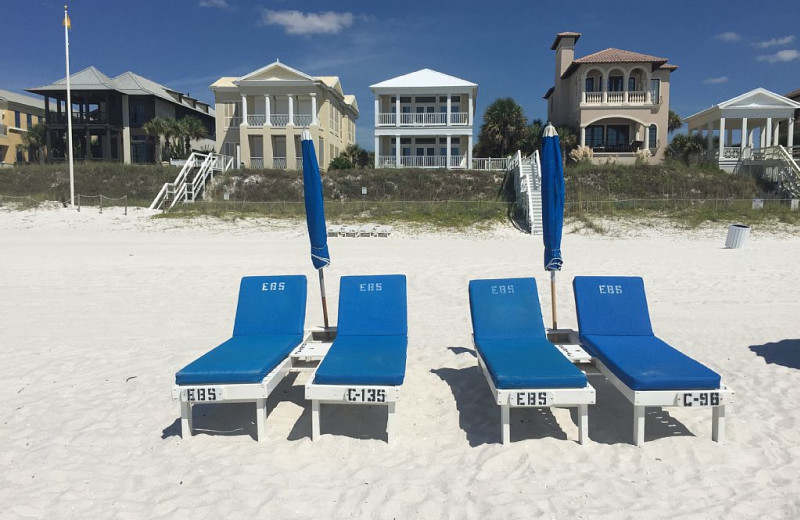 Beach at Seagrove On The Beach Property Rentals.