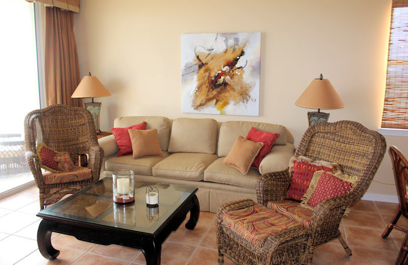 Rental living room at Boardwalk Realty Inc.