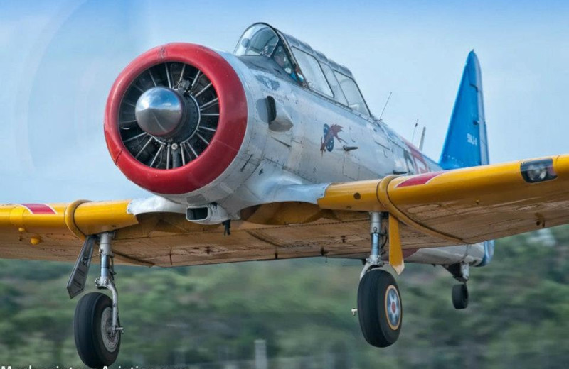 Air museum near Lakeside Lodge on East Lake Buchanon.