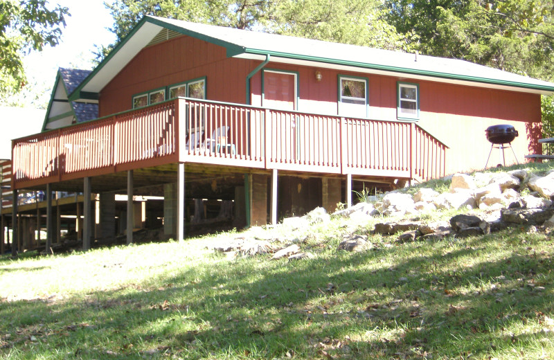 Cabin Exterior at Calm Waters Resort