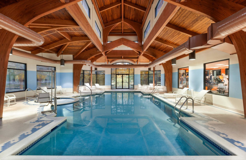 Indoor pool at Dolce Hotels and Resorts- Basking Ridge.