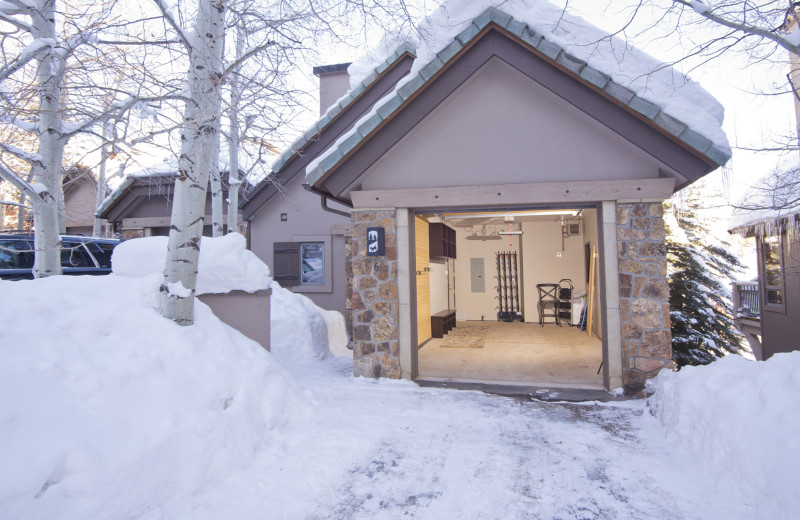 Rental garage at The Pines Lodge, A RockResort.