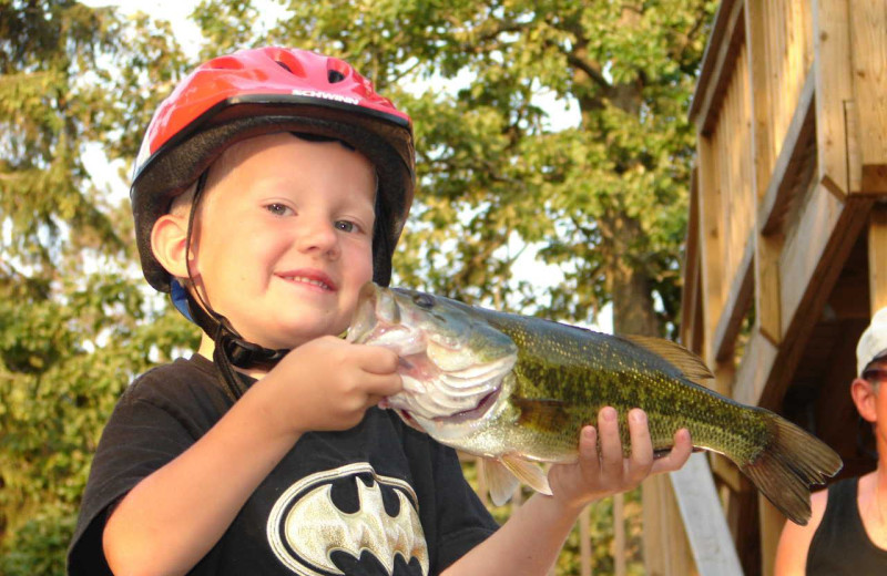 Fishing at Train Bell Resort.