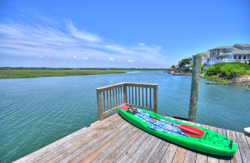 Dock view at Williamson Realty Vacations.