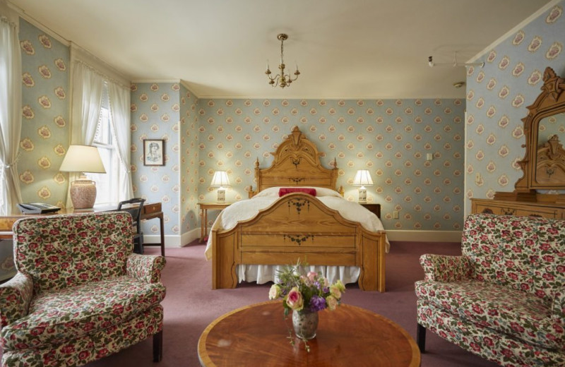 Guest room at Red Lion Inn.