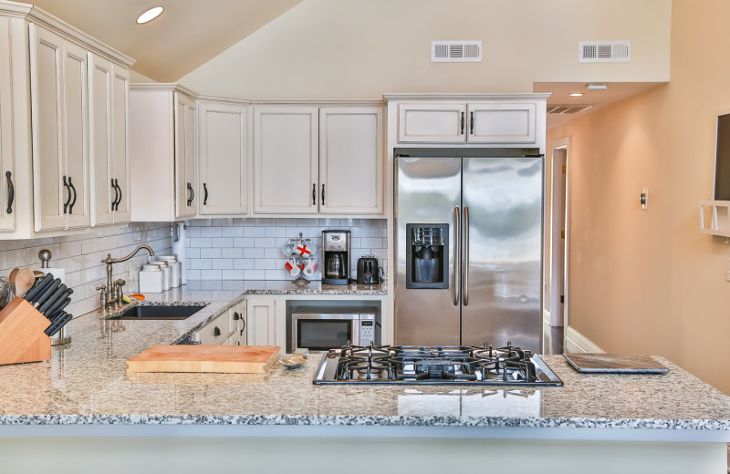 Rental kitchen at Hampel Properties.