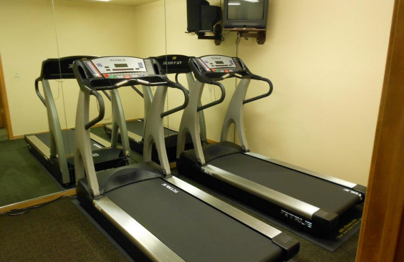 Fitness room at Homestead Suites.