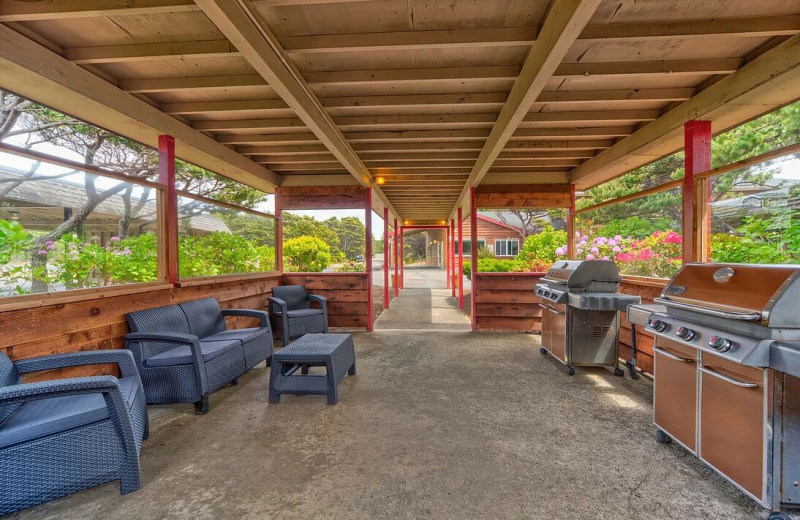 Patio at Cavalier Beachfront Condominiums.