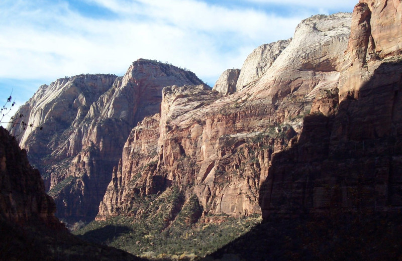 Mountains at Escalante Yurts.