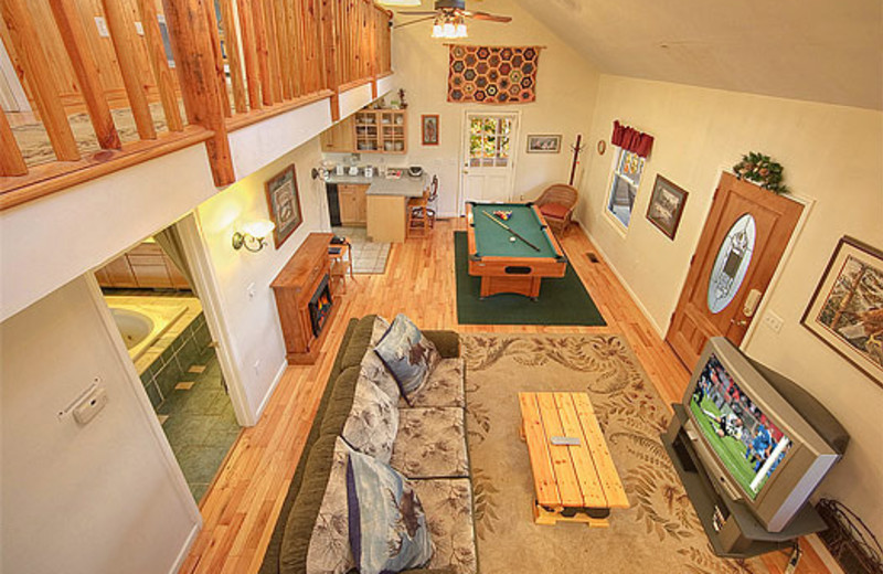 Aerial view of first floor at American Patriot Getaways, LLC.
