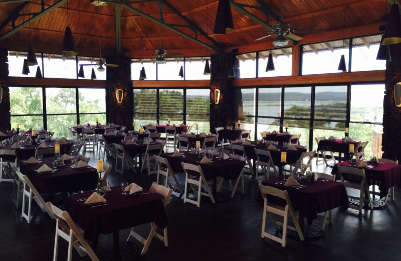 Dining at Canyon of the Eagles.