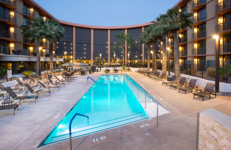 Outdoor pool at Embassy Suites Phoenix - Biltmore.