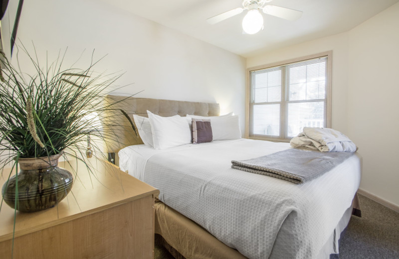 Guest room at Mill Creek Hotel.