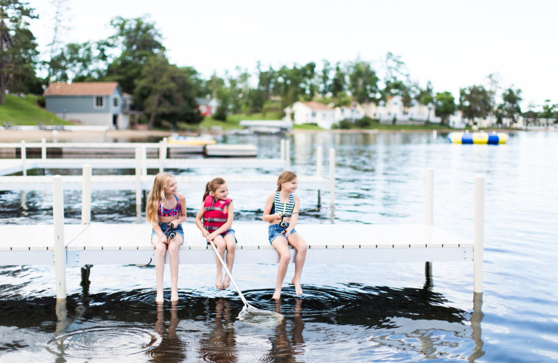 Fishing at Madden's on Gull Lake.