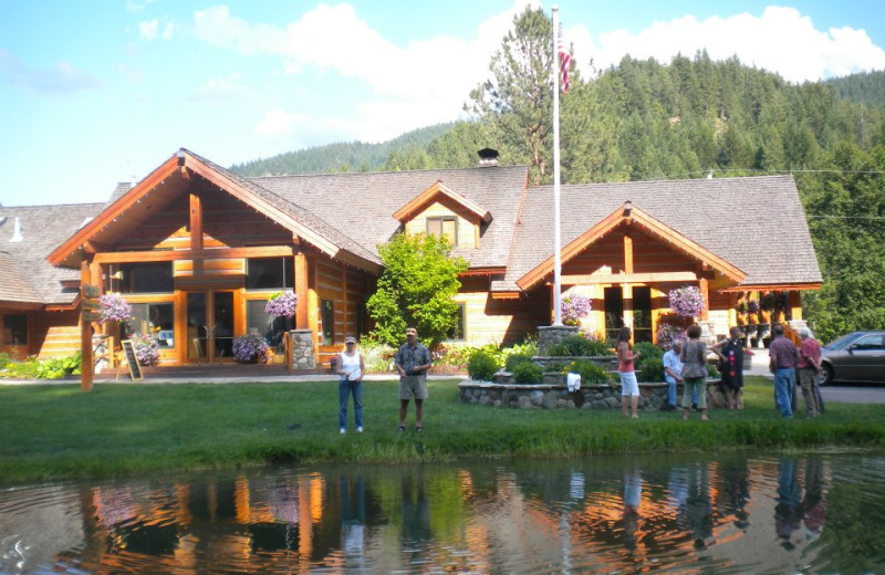 Fishing at Mountain Springs Lodge.